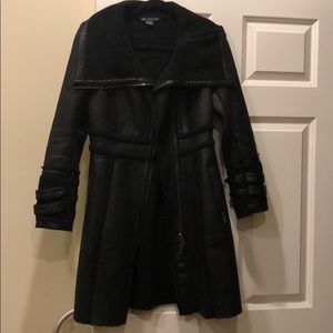 Armani Exchange faux leather jacket